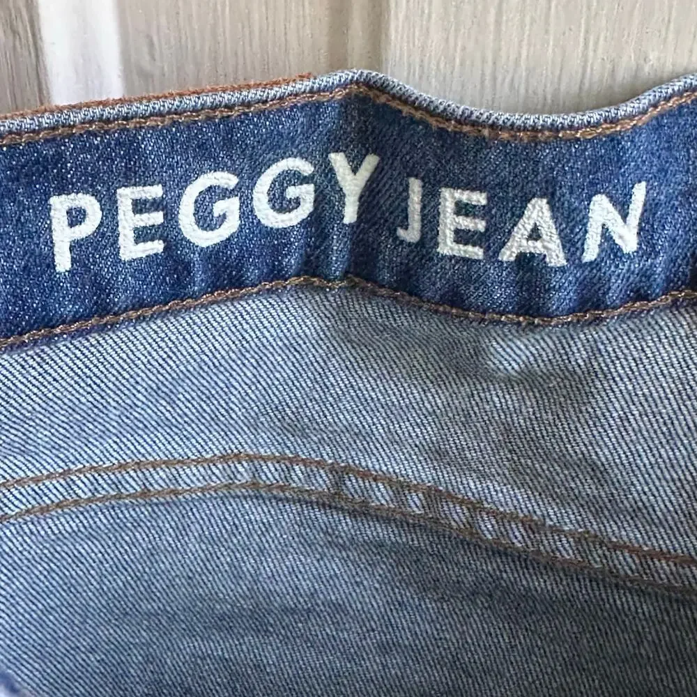 J Crew Peggy Barrel Leg High Rise Tapered Jeans Authentic Blue Wash